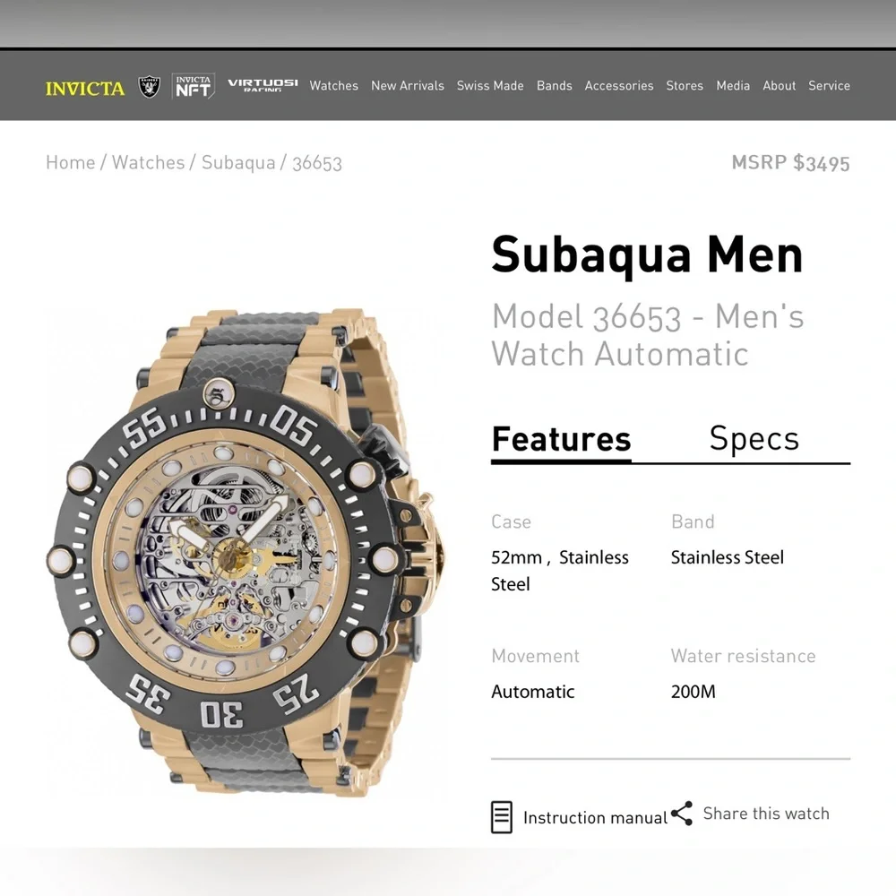 Invicta Limited Edition Watch - Picture 16 of 16